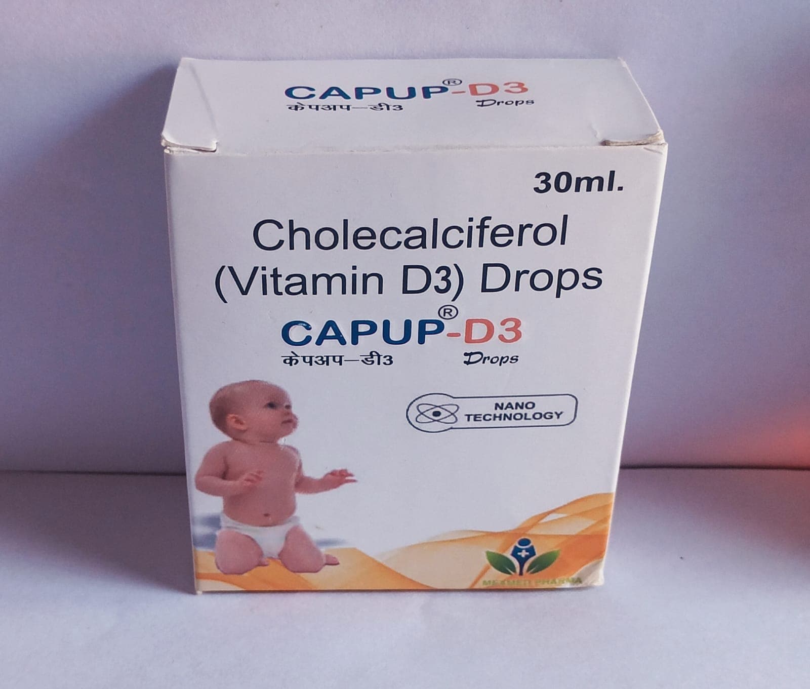 CAPUP-D3 vitamin D3 drops packshot