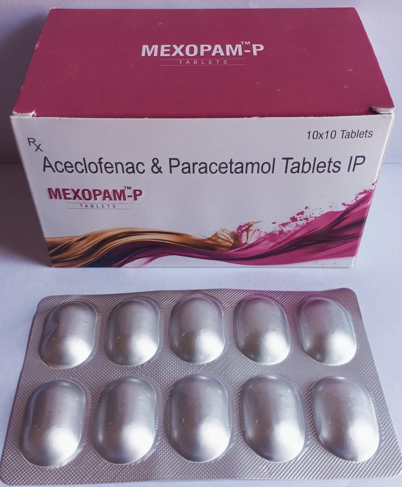 MEXOPAM-P Tablets packshot